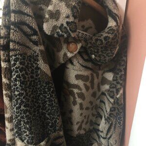 Lined plush jacket